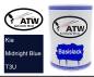 Preview: Kia, Midnight Blue, T3U: 500ml Lackdose, von ATW Autoteile West.